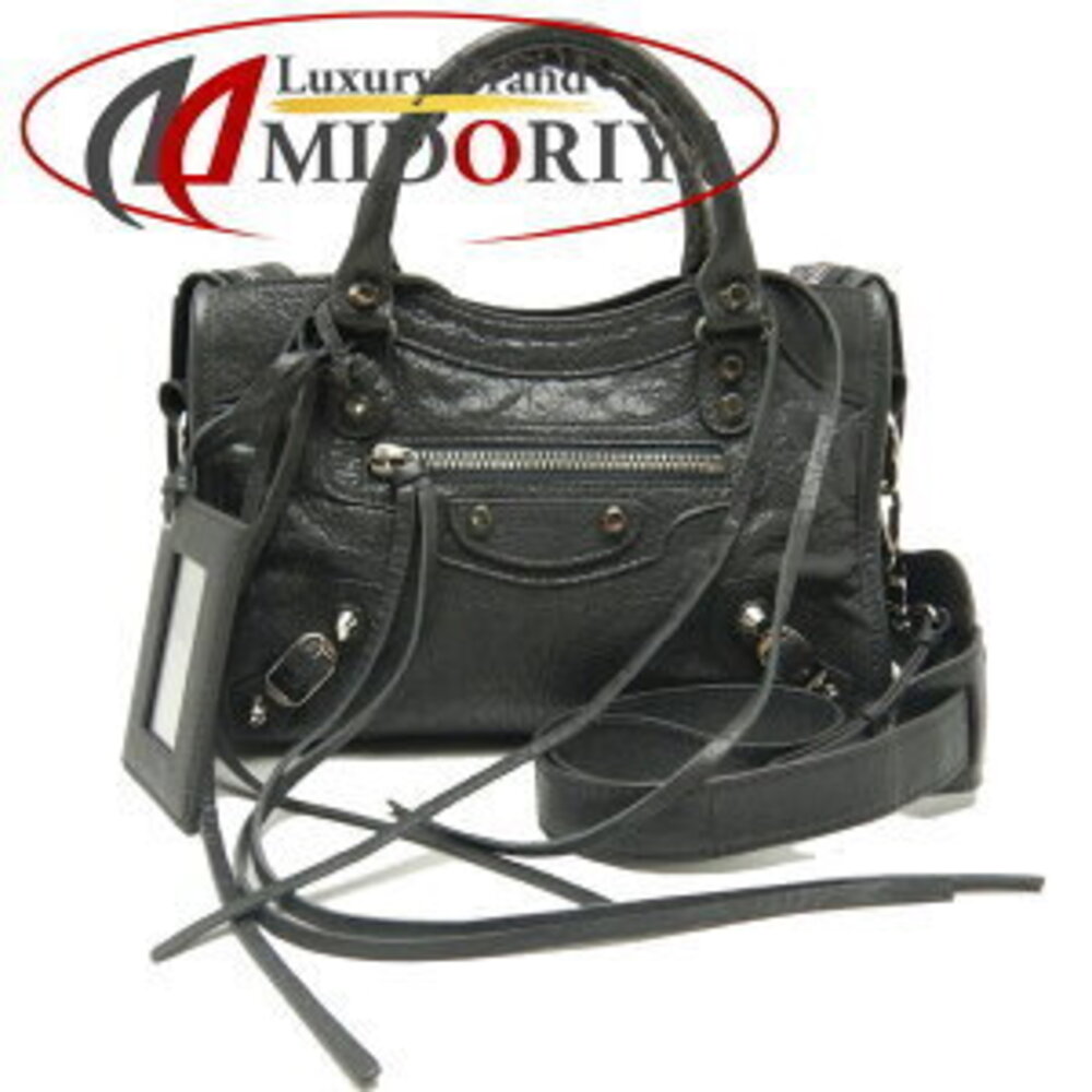 Balenciaga City Handbag Leather Black